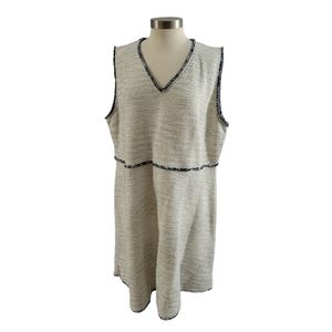 Loft Plus Woven Textured Dress Sz 2X